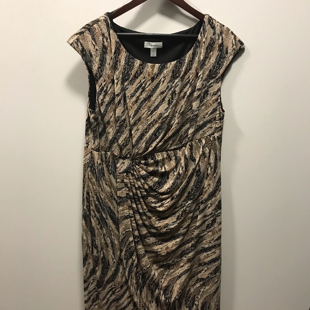 Dress Barn 18 animal print sheath dress NWOT